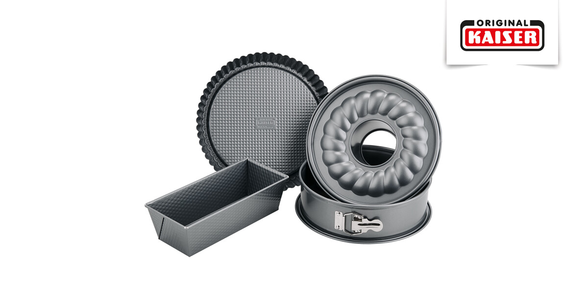 KAISER Original - KAISER Gourmet Backformen-Set, 4-teilig