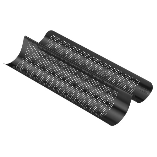 Inspiration Baguette-Backform CrispTec, perforiert, 40 x 20 cm