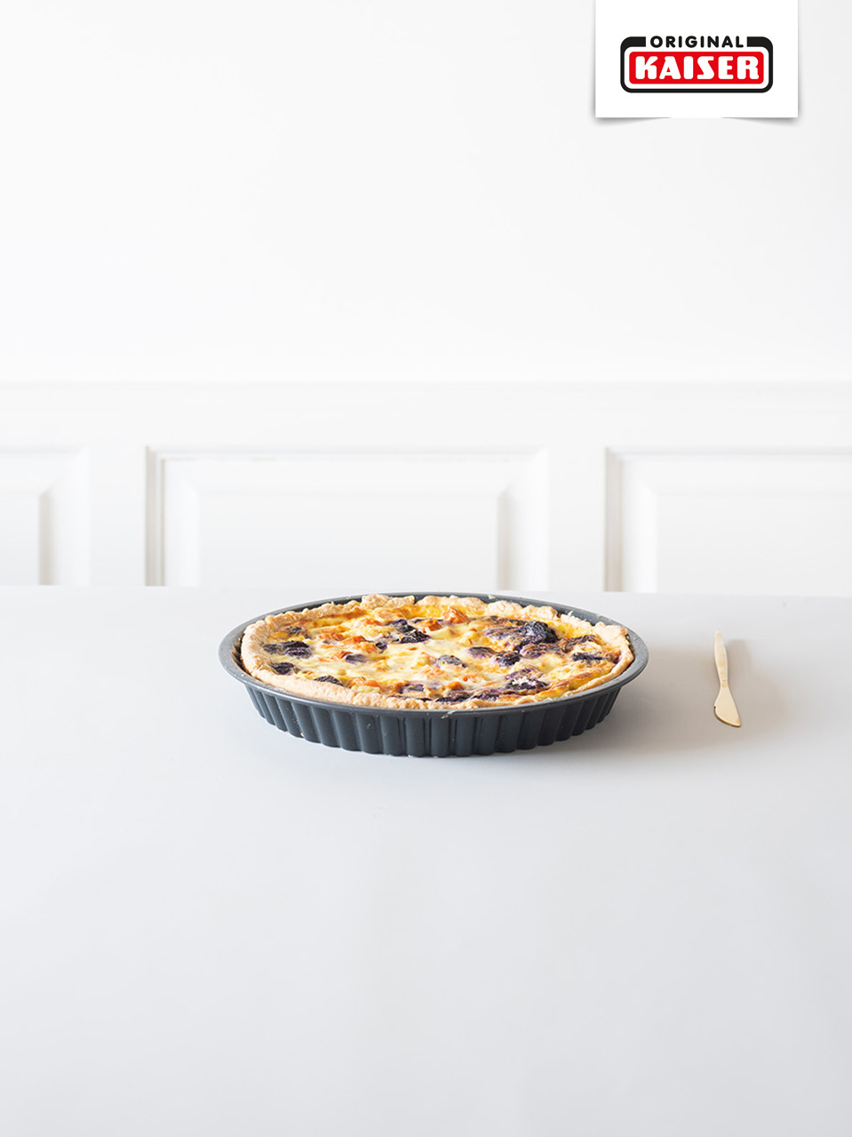 Anyas Rüben Quiche mit Zitronenabrieb