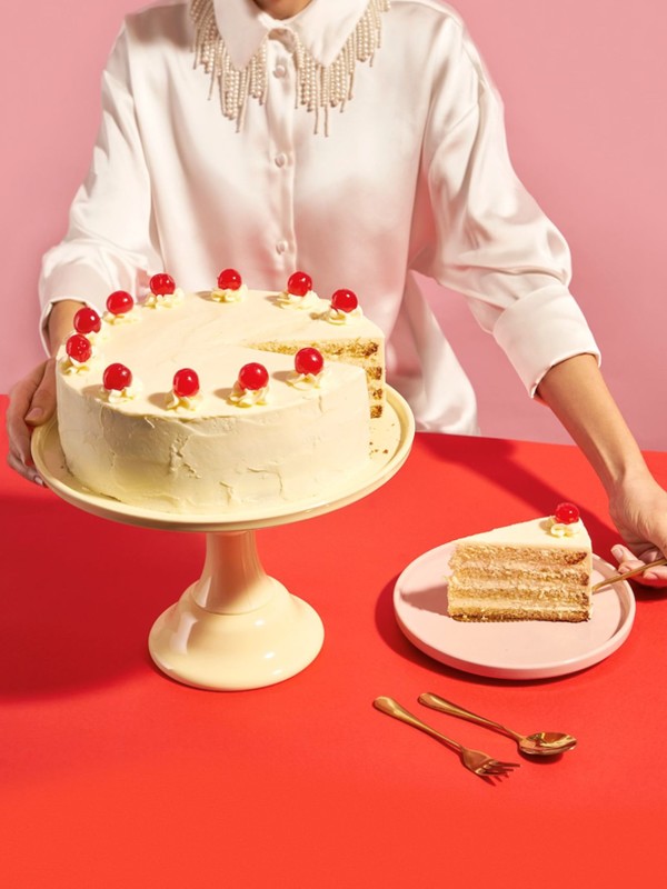 Klassischer Vanille-Schichtkuchen