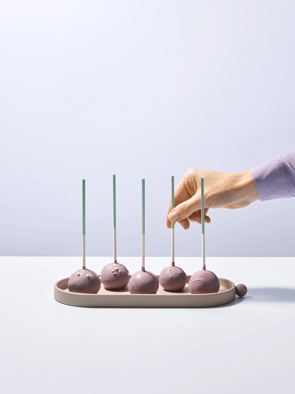 Schokoladen-Cake Pops mit Schuss